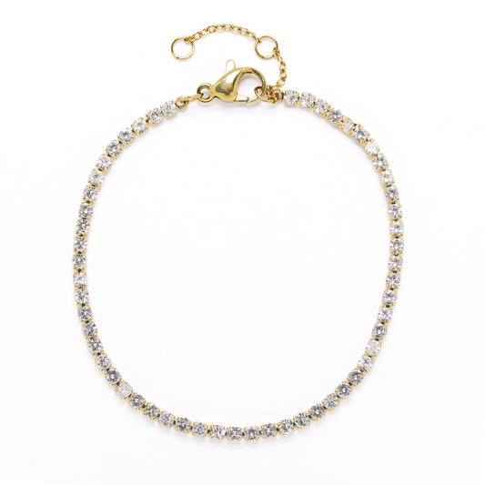 Kristall Armband Gold