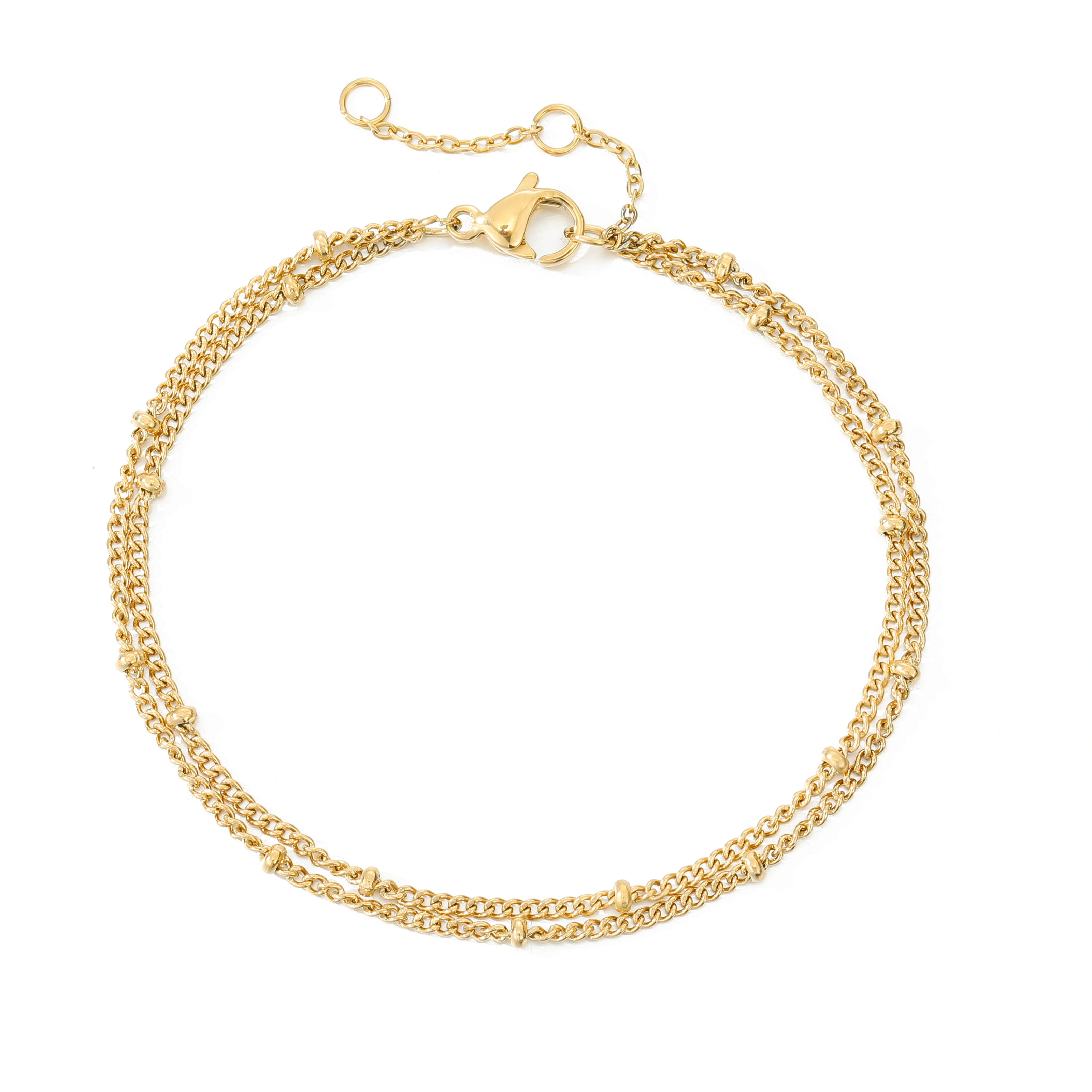 Doppel Armband Gold
