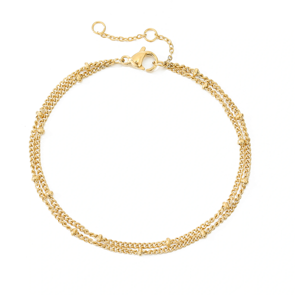 Doppel Armband Gold