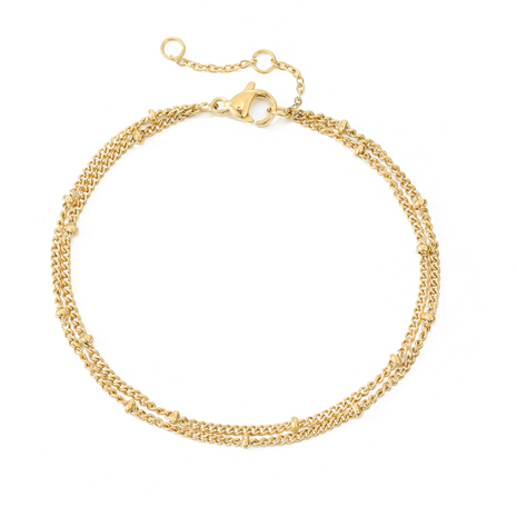 Doppel Armband Gold