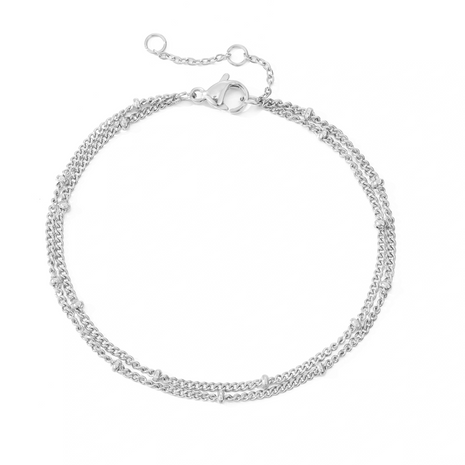 Doppel Armband Silber