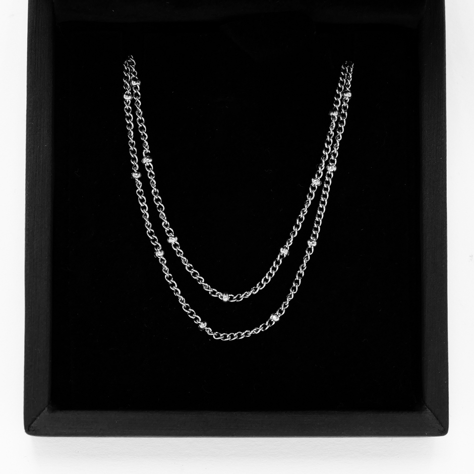 Doppel Armband Silber