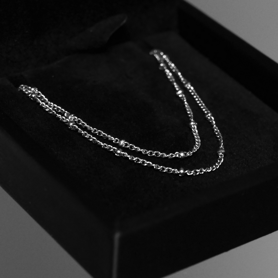 Doppel Armband Silber