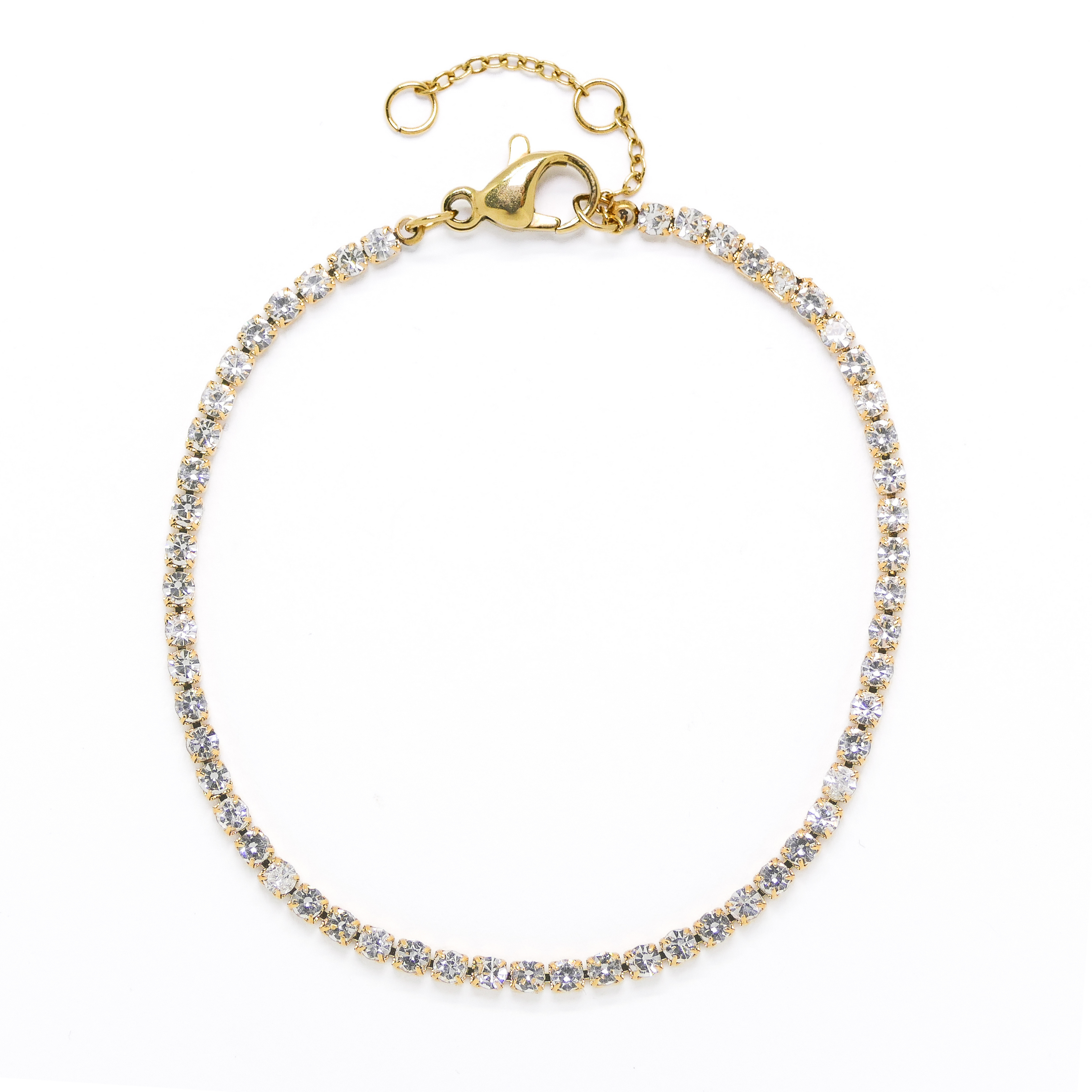 Kristall Armband Gold