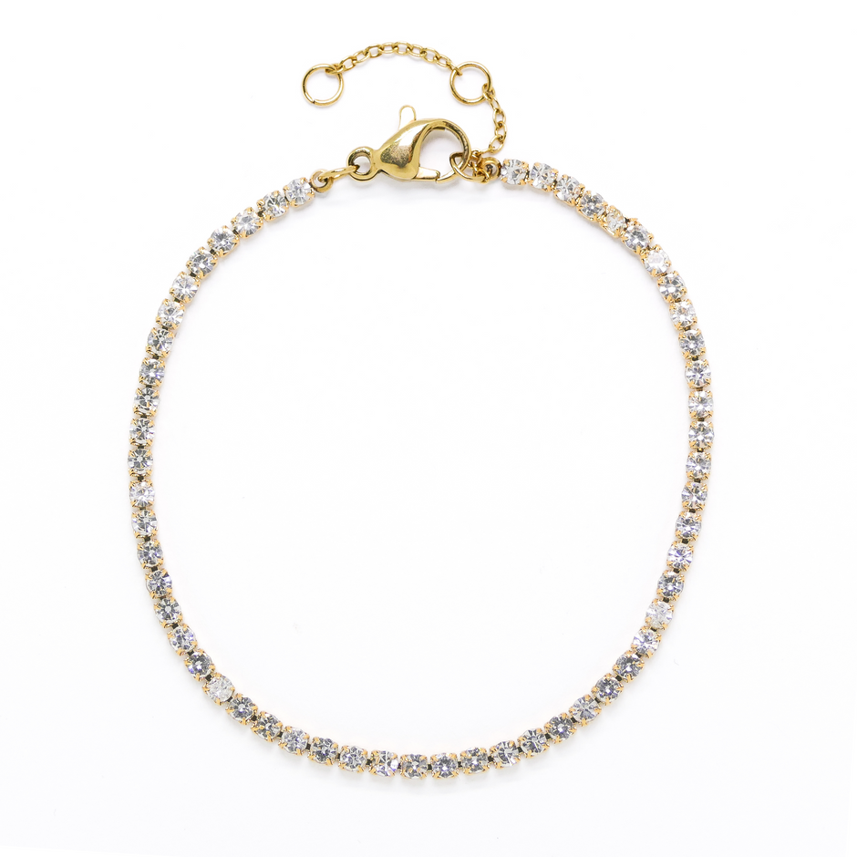 Kristall Armband Gold