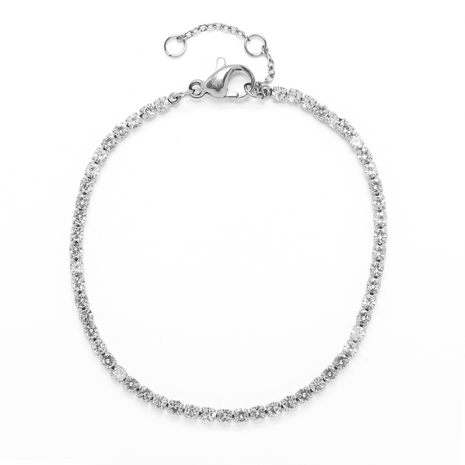 Kristall Armband Silber