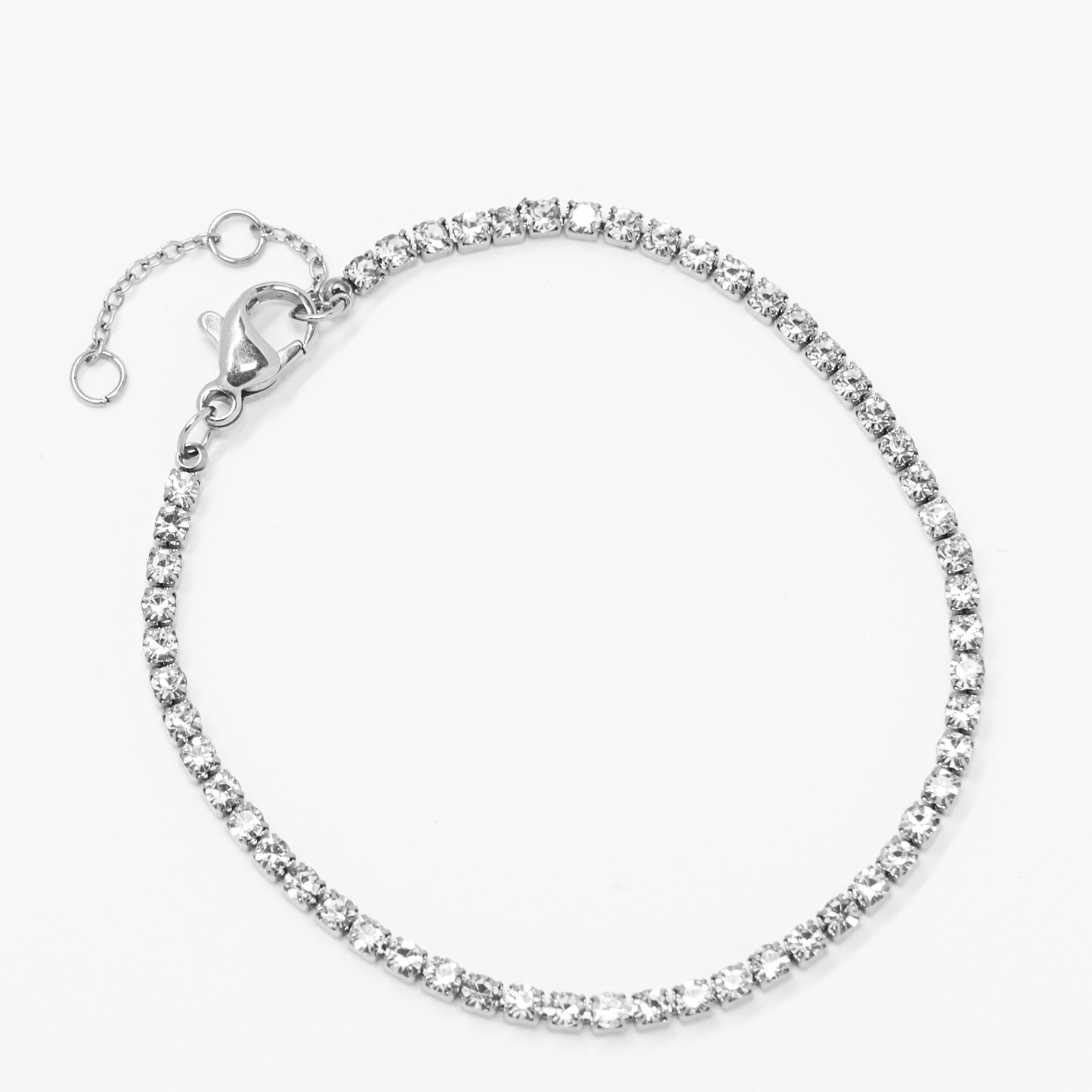 Kristall Armband Silber