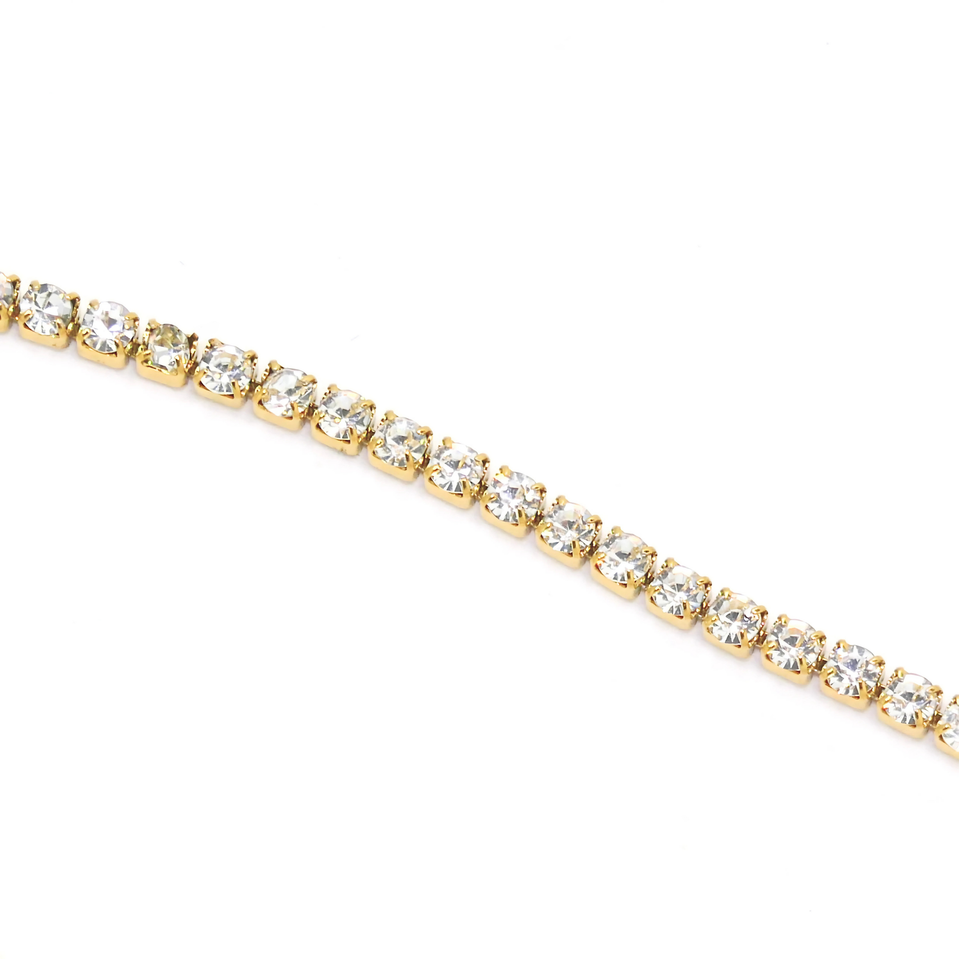 Kristall Armband Gold