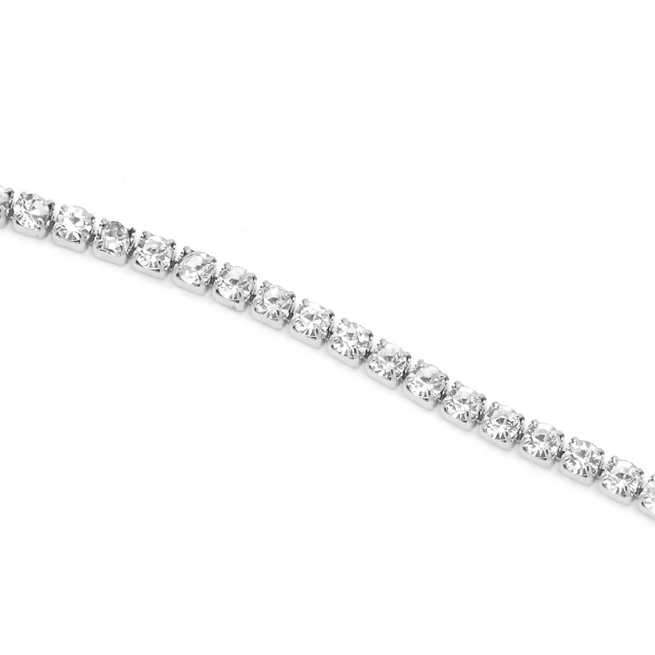 Kristall Armband Silber