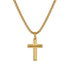 Herren Kreuz Kette Gold