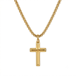 Herren Kreuz Kette Gold
