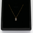 Mini Kristall Kette Gold