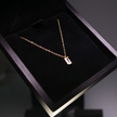 Mini Kristall Kette Gold