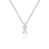 Mini Kristall Kette Silber