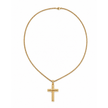 Herren Kreuz Kette Gold