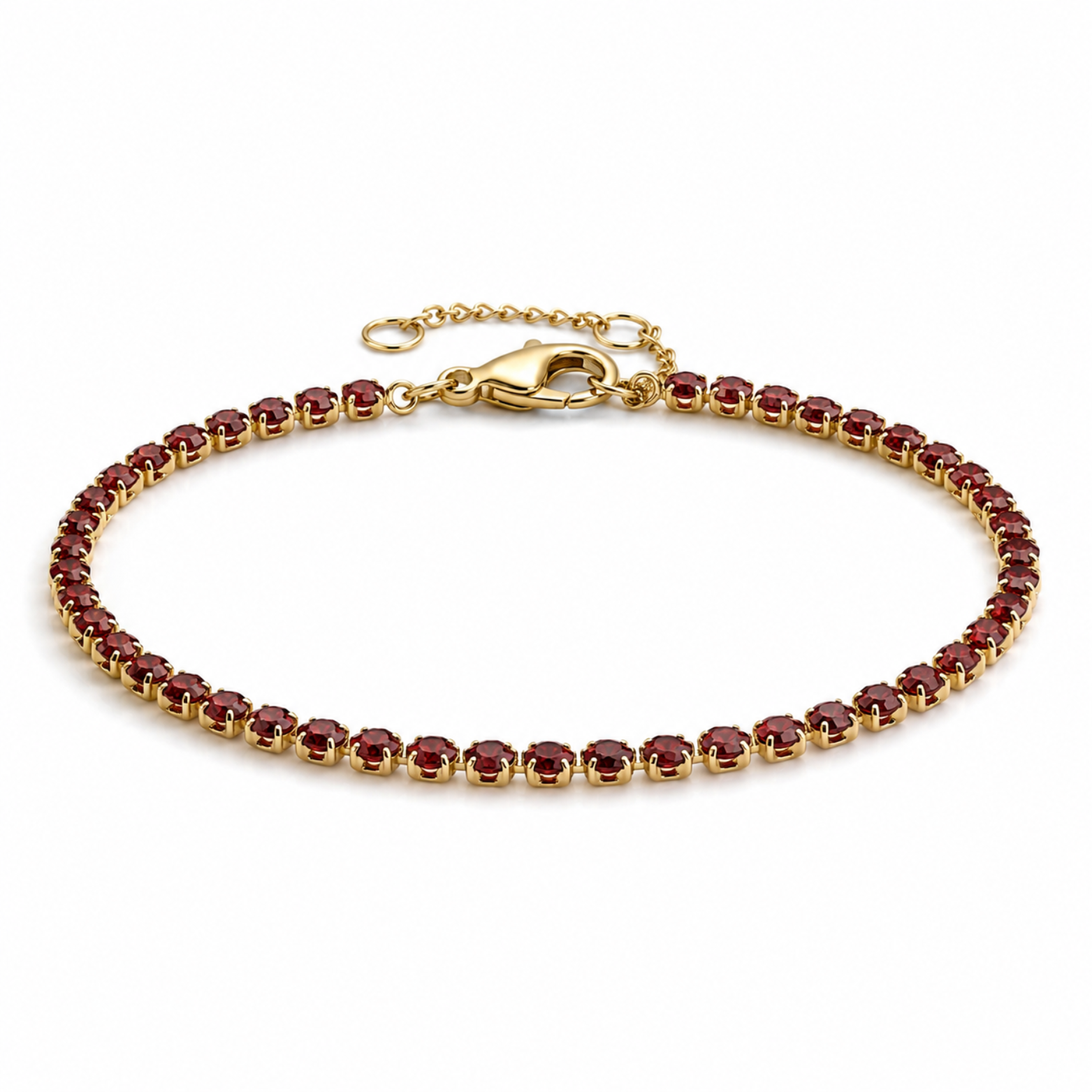 Kristall Armband Rot