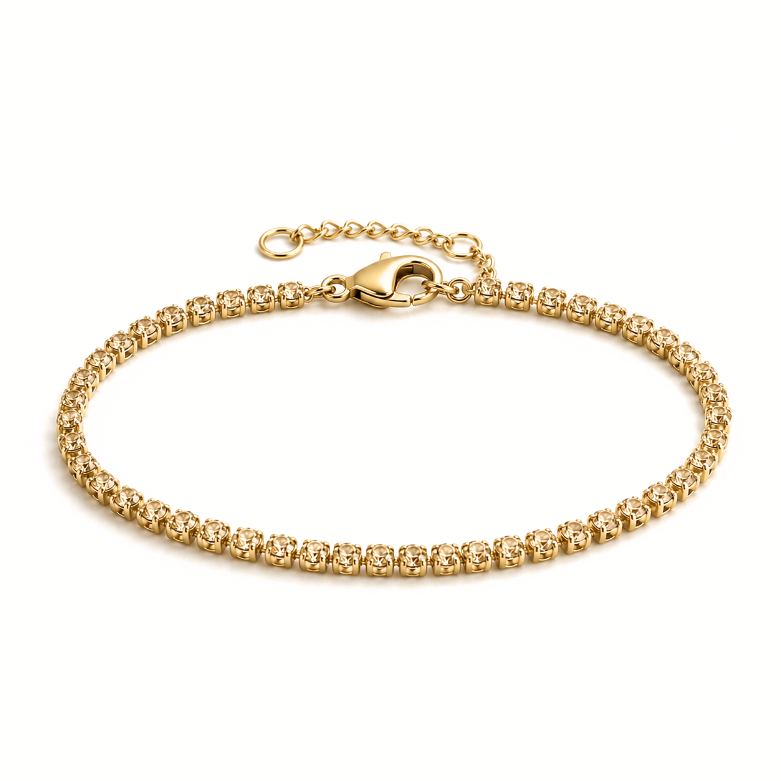 Kristall Armband Pure Gold