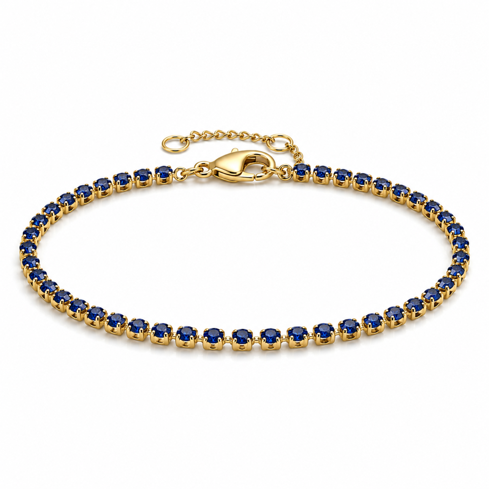 Kristall Armband Blau