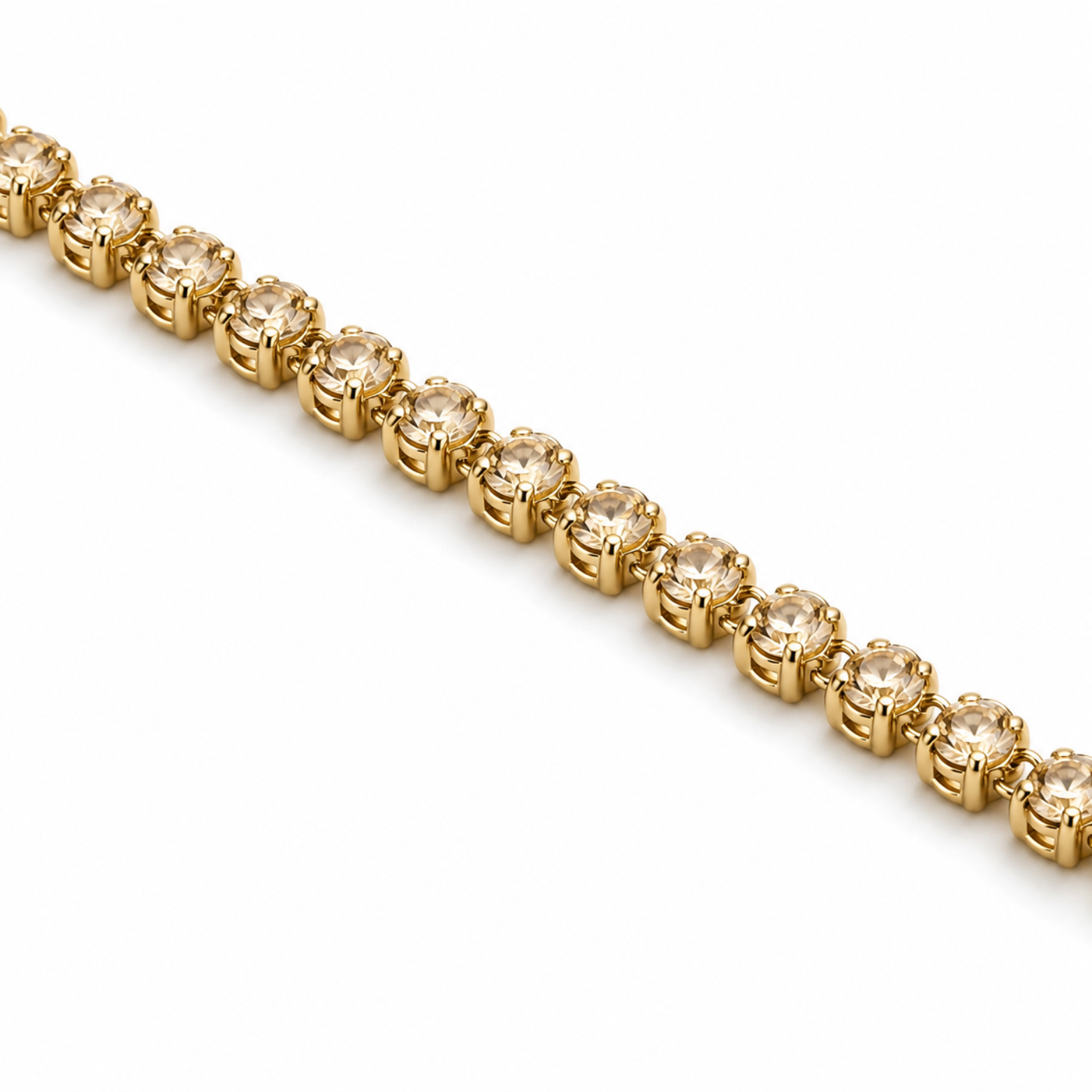 Kristall Armband Pure Gold