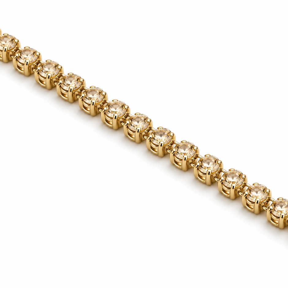 Kristall Armband Pure Gold