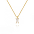 Mini Kristall Kette Gold