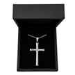 Herren Kreuz Kette Silber