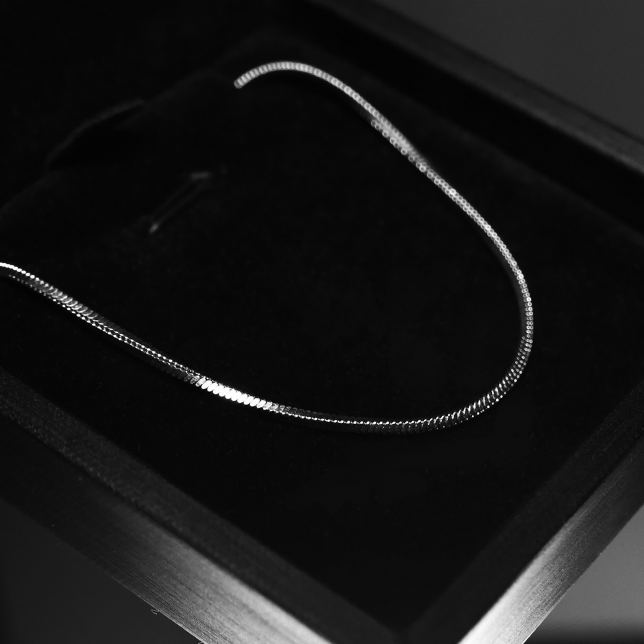 Herren Snake Armband Silber