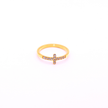 Kreuz Ring Gold