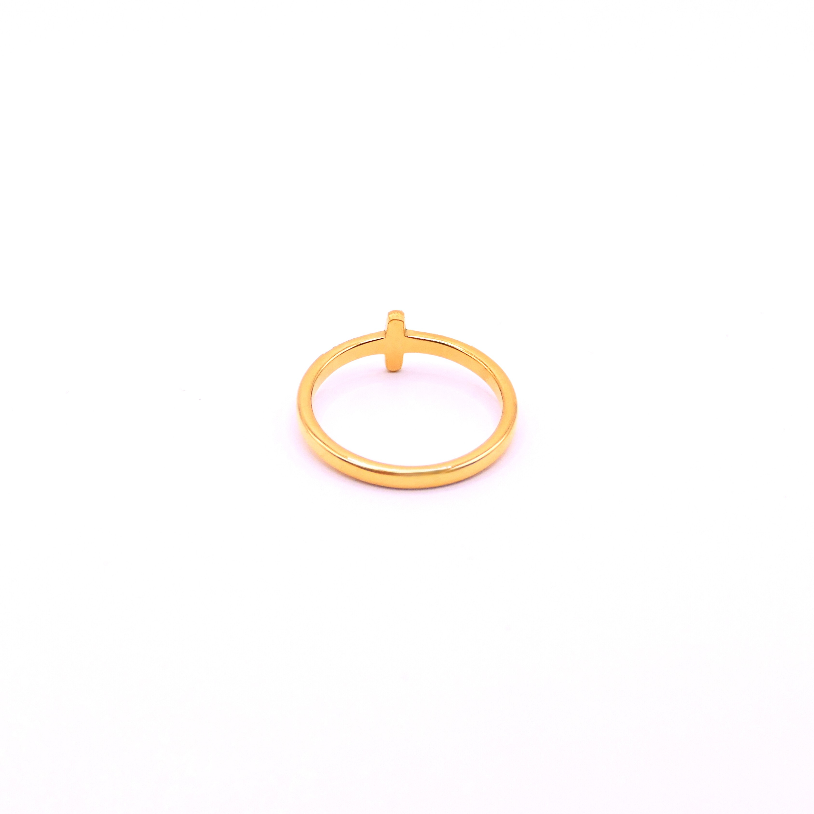 Kreuz Ring Gold
