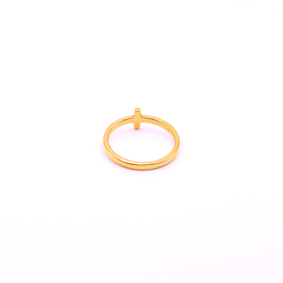 Kreuz Ring Gold