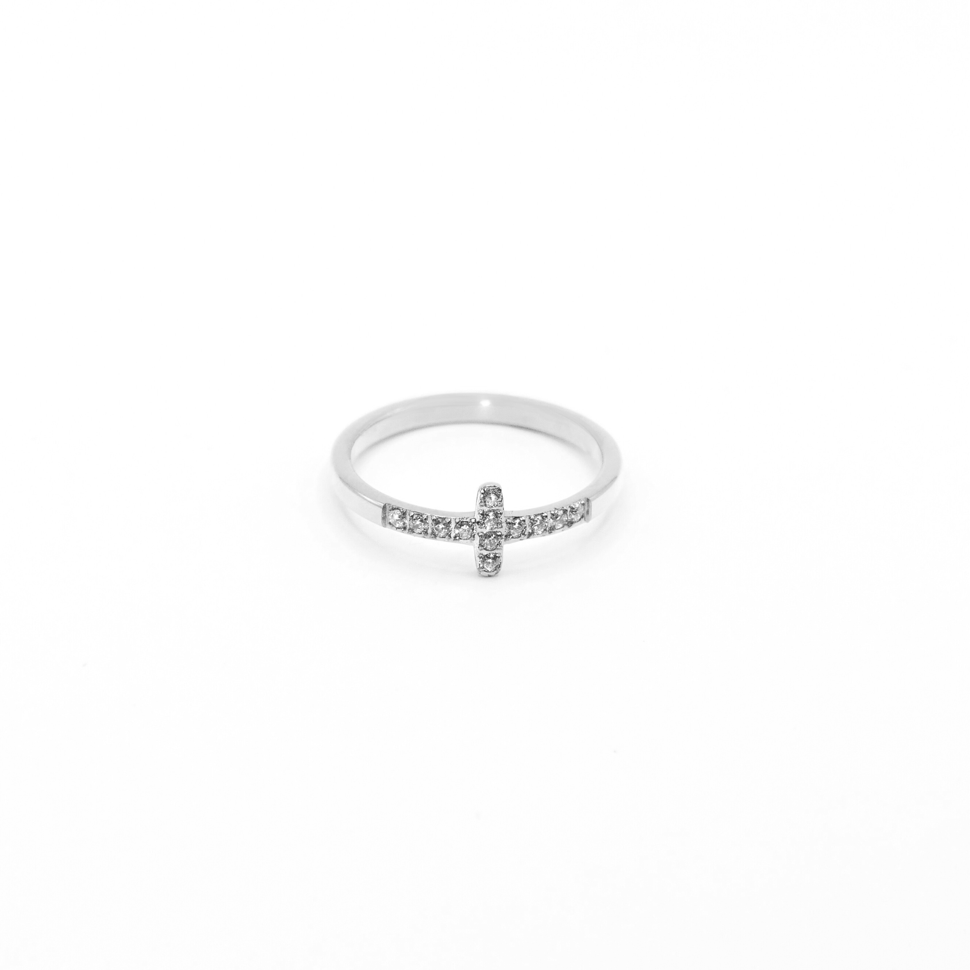 Kreuz Ring Silber