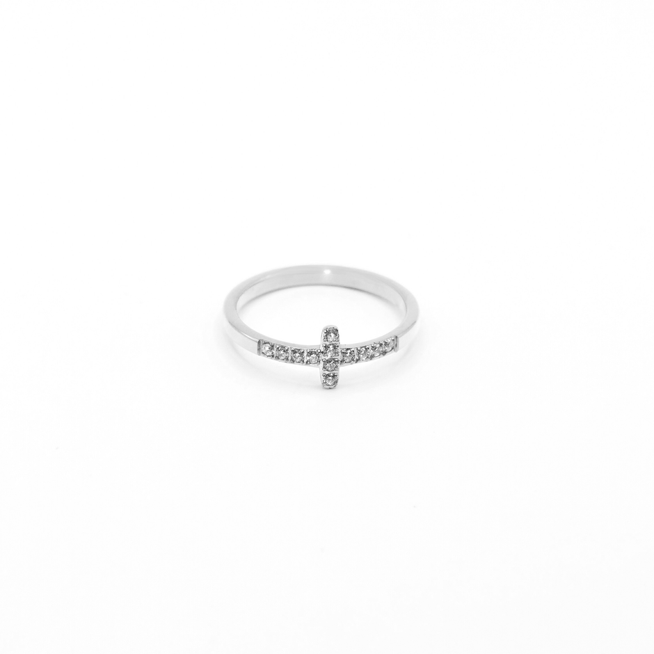Kreuz Ring Silber