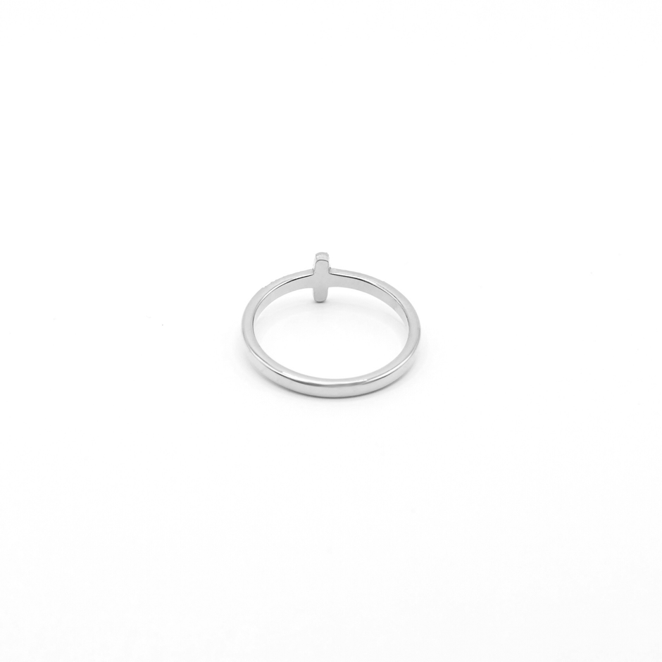 Kreuz Ring Silber