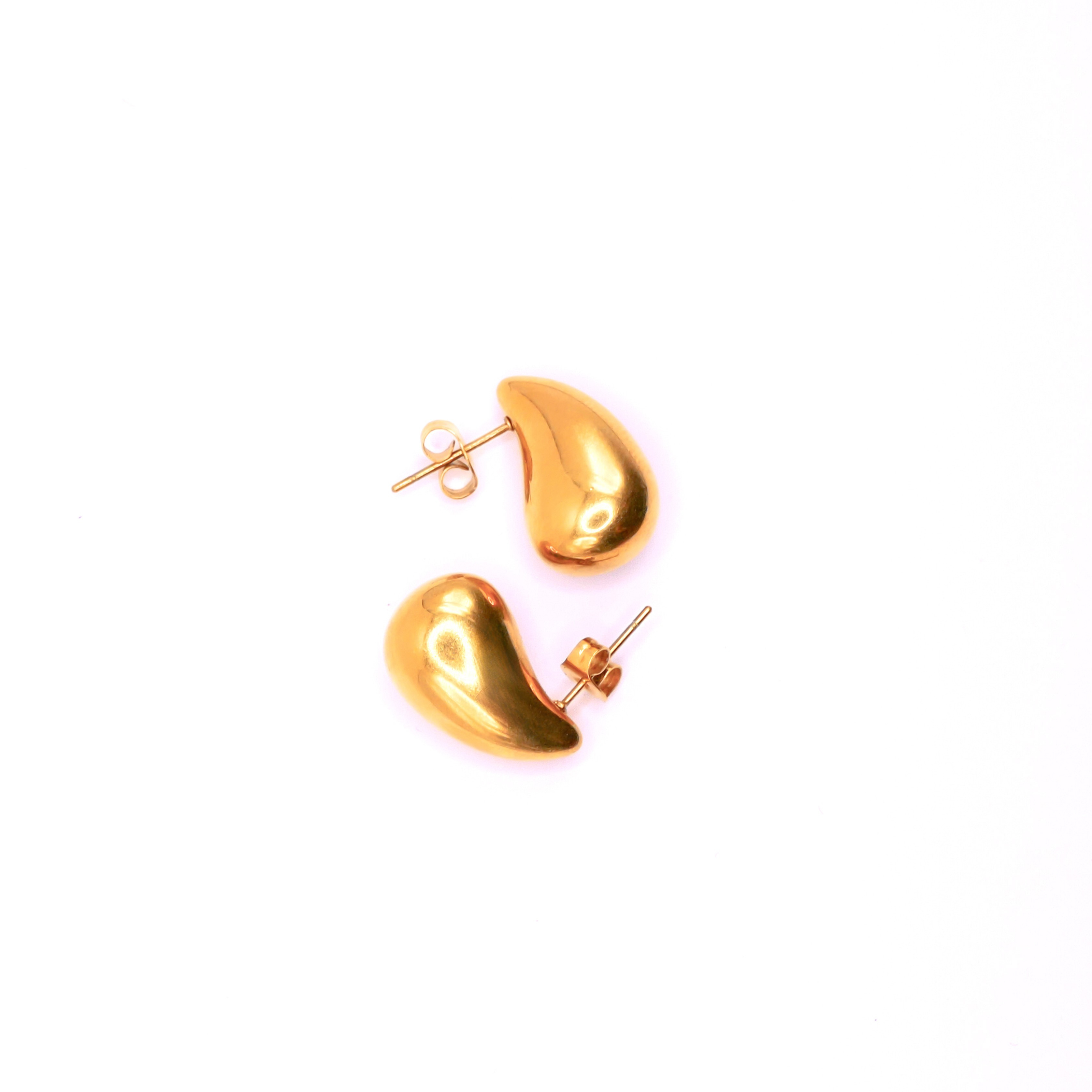 Waterdrop Ohrring Gold