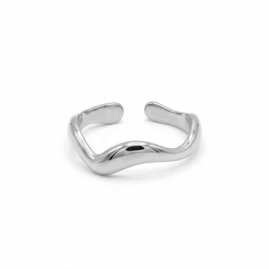 Flow Ring Silber
