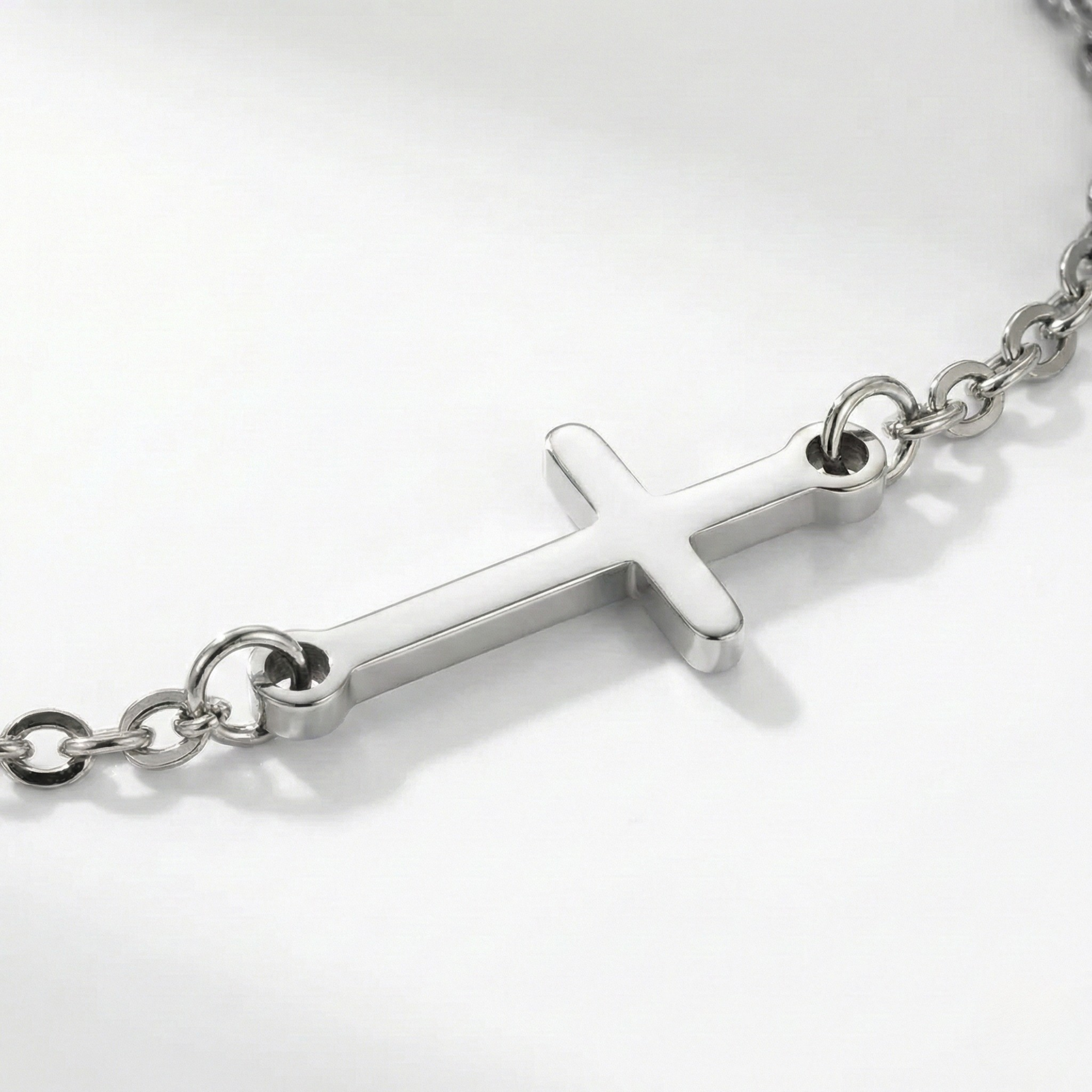 Kreuz Armband Silber