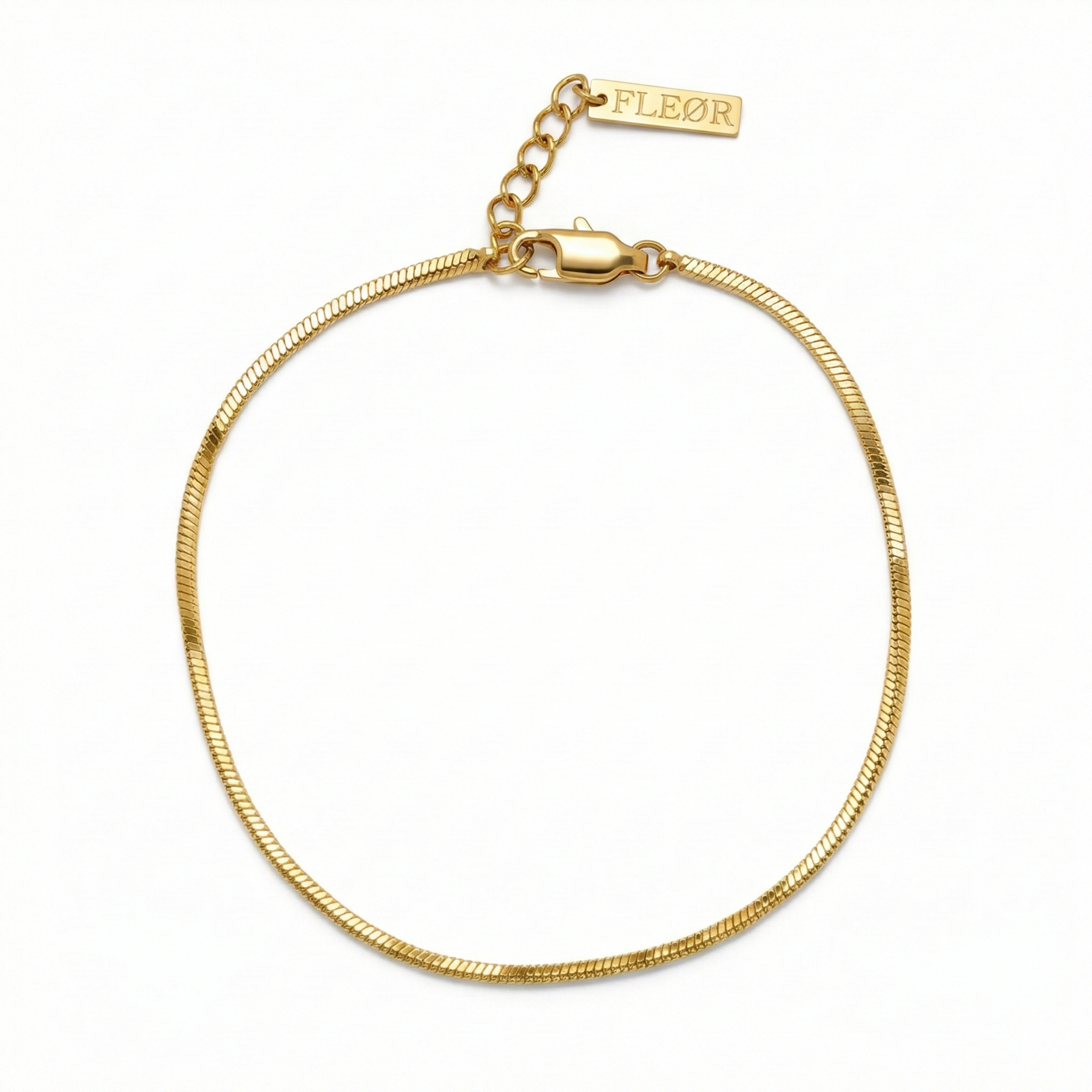 Herren Snake Armband Gold