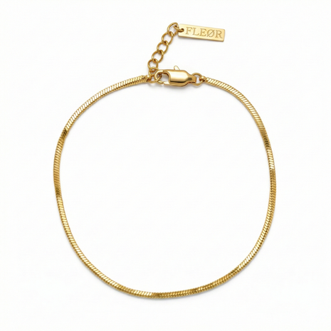 Herren Snake Armband Gold