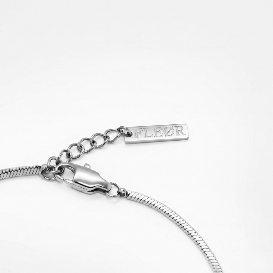Herren Snake Armband Silber
