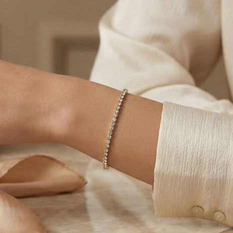 Kristall Armband Gold