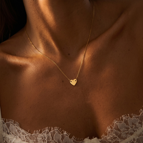 Herz Kette Gold