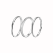 Trias Ringe Silber