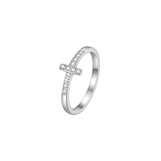 Kreuz Ring Silber