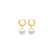 Perlen Ohrring Gold