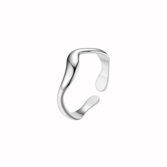 Flow Ring Silber