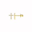 Kreuz Ohrring Gold