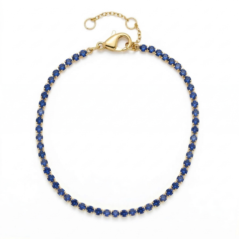 Kristall Armband Blau