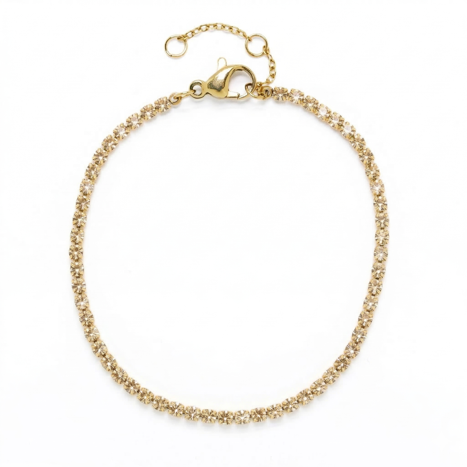 Kristall Armband Pure Gold