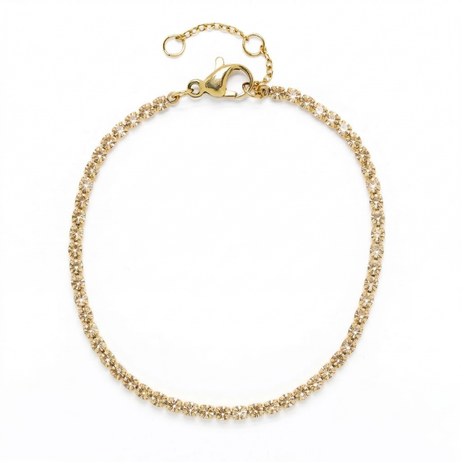 Kristall Armband Pure Gold