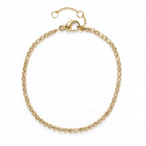 Kristall Armband Pure Gold